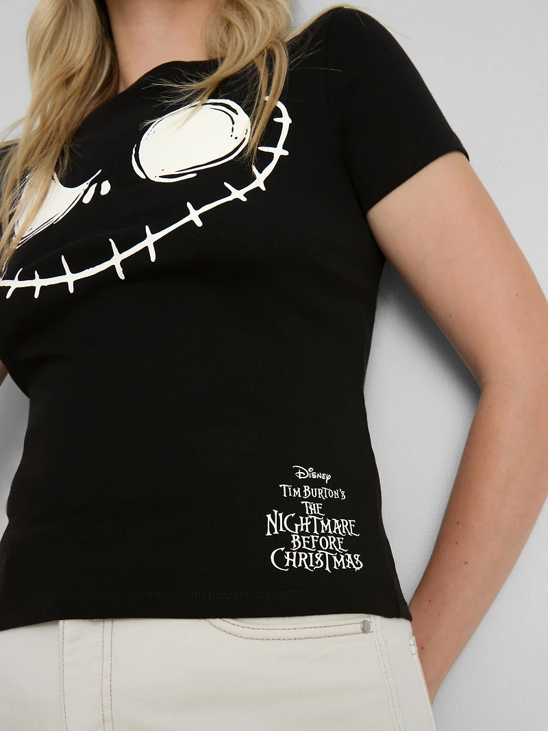 Disney Tim Burton's The Nightmare Before Xmas Graphic Baby Tee