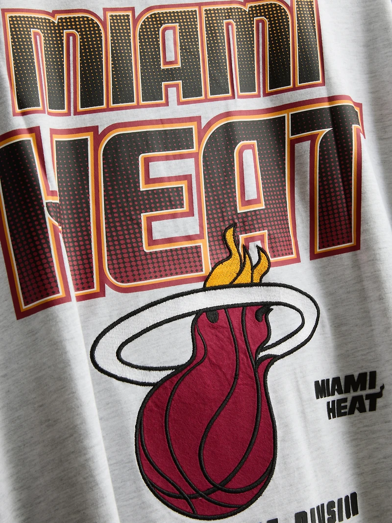 NBA Miami Heat Pure Cotton Graphic T-Shirt