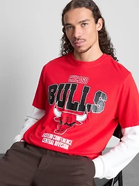 NBA Chicago Bulls Pure Cotton Graphic T-Shirt