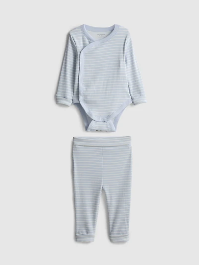 0-18mths | Cotton-Rich Room to Grow Onesie and Leggings Newborn Set