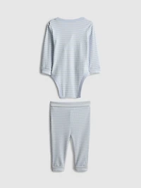 0-18mths | Cotton-Rich Room to Grow Onesie and Leggings Newborn Set