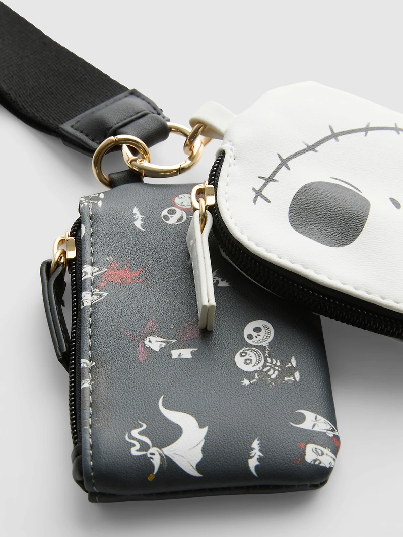 Disney Tim Burton's The Nightmare Before Christmas Double Pouch Wristlet
