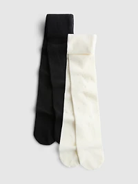 1.5-14yrs | 2pk Cotton-Rich Studded Tights