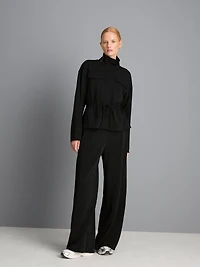 Modal Rich Wide Leg Joggers