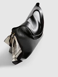 Scarf-Detail Tote Bag
