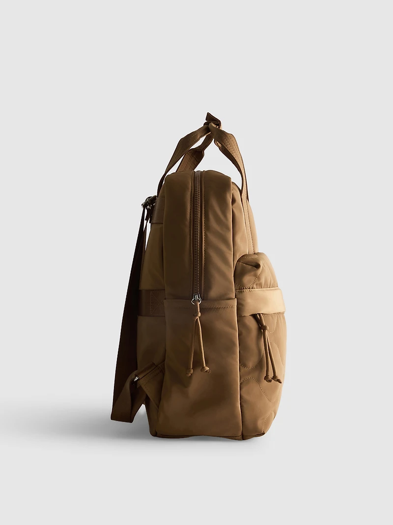 Quilted Utility Backpack