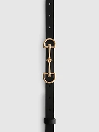 Snaffle Detail Skinny Belt