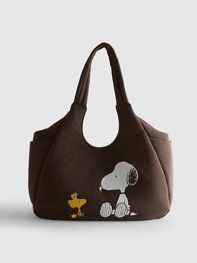 Peanuts Snoopy and Woodstock Padded Shopper