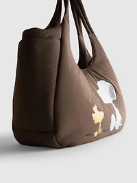 Peanuts Snoopy and Woodstock Padded Shopper