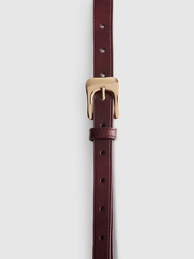 Buckle Skinny Belt