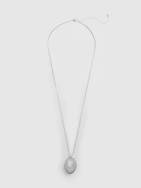 Paula Echevarría Oval Pendant Necklace