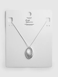 Paula Echevarría Oval Pendant Necklace