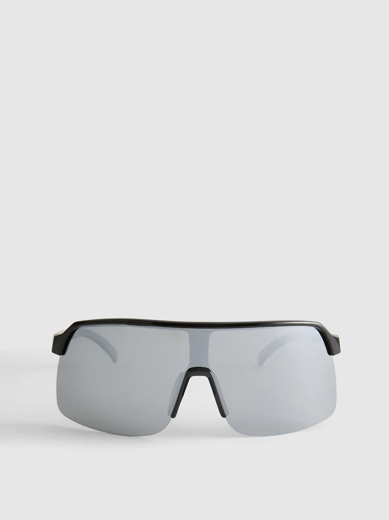 Wraparound Shield Sunglasses