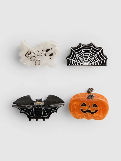 4-Pack Halloween Hair Clips