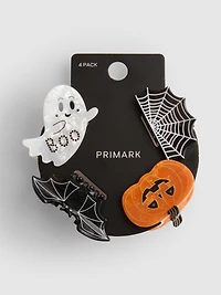 4-Pack Halloween Hair Clips