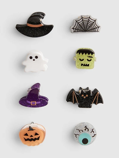 8pk Halloween Hair Clips