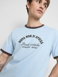 Rome Slogan T-Shirt