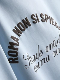 Rome Slogan T-Shirt