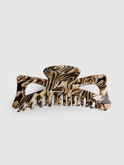 Marbled Cutout Hair Claw