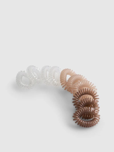 10pk Spiral Hair Ties
