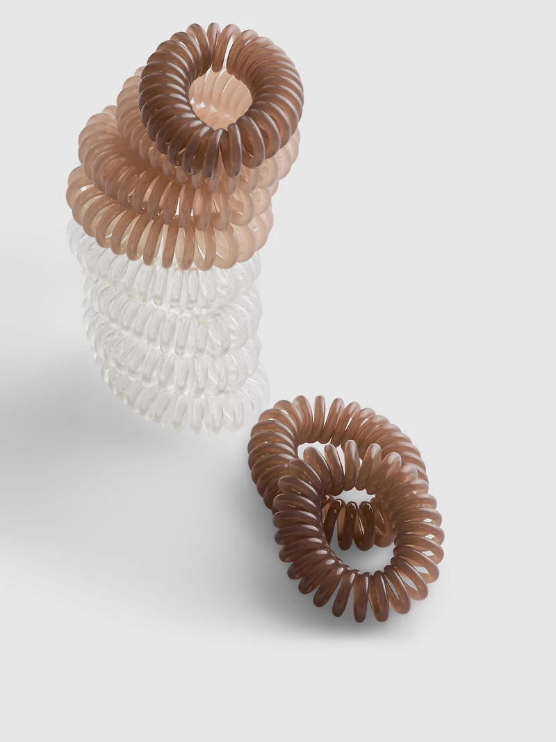 10pk Spiral Hair Ties
