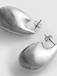 Paula Echevarría Sculpted Teardrop Hoop Earrings