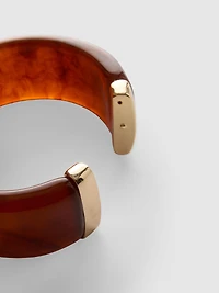 Resin-Effect Hinged Bangle