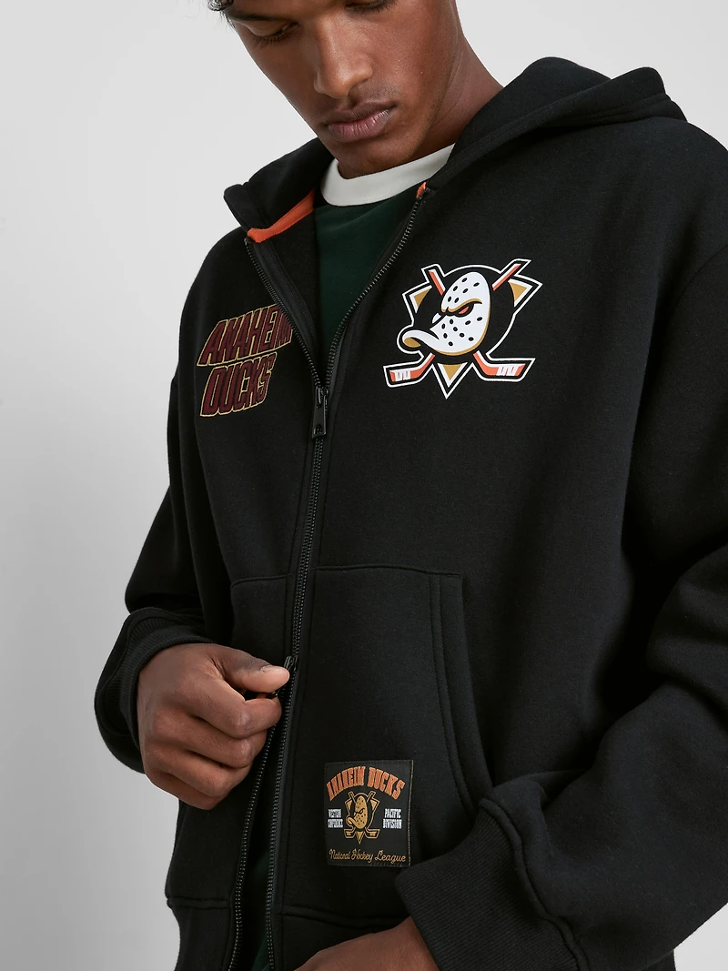 NHL Anaheim Ducks Cotton Rich Zip Hoodie