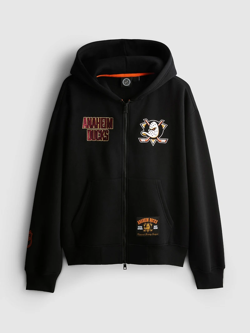 NHL Anaheim Ducks Cotton Rich Zip Hoodie