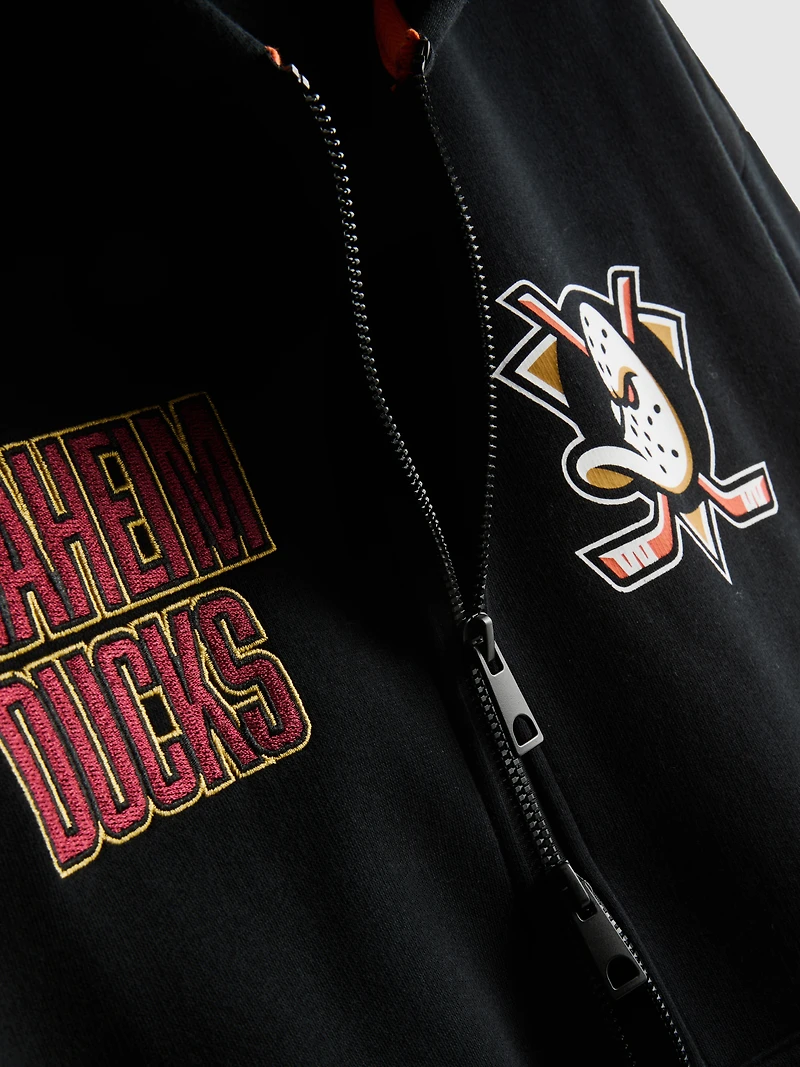 NHL Anaheim Ducks Cotton Rich Zip Hoodie