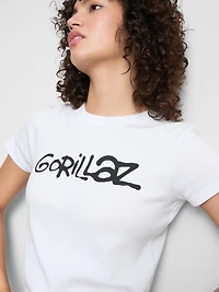 Gorillaz Longline Graphic Baby Tee