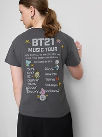 BT21 Pure Cotton Graphic Tour Tee