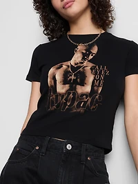Tupac Longline Baby Tee