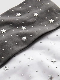 2pk Star-Embellished Wide Headbands