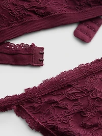 Seamless Jacquard Triangle Lingerie Set