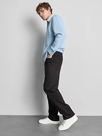Mid-Rise Straight Leg Jeans