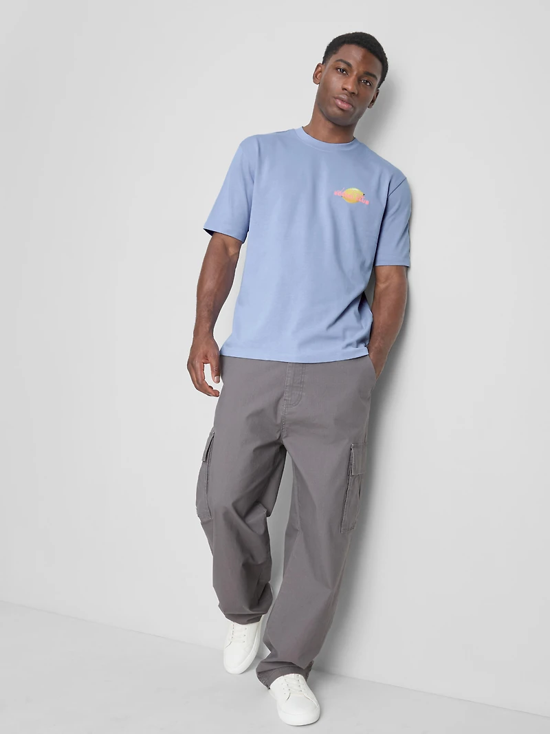 Pure Cotton Social Club Graphic T-Shirt