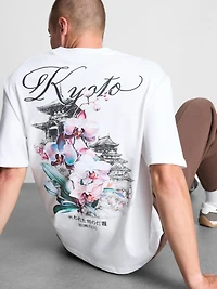 Kyoto Pure Cotton Graphic T-Shirt