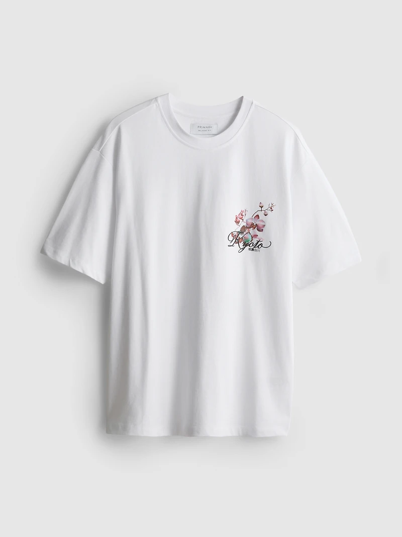 Kyoto Pure Cotton Graphic T-Shirt