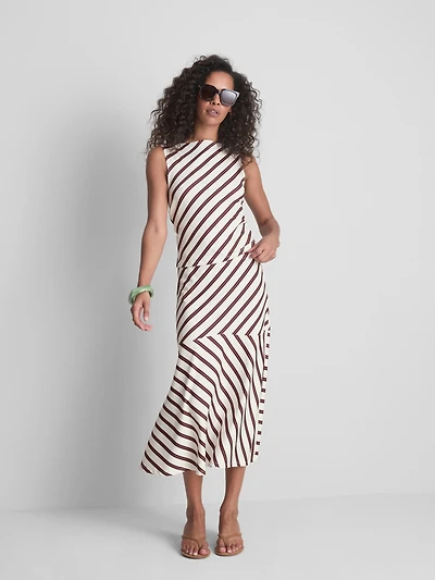 Stripe Boat Neck Tank