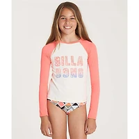 Junior Girls' [7-14] Zigginz Long Sleeve Rashguard Two-Piece Set