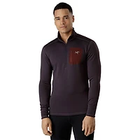 Men's Rho AR Zip Neck Top