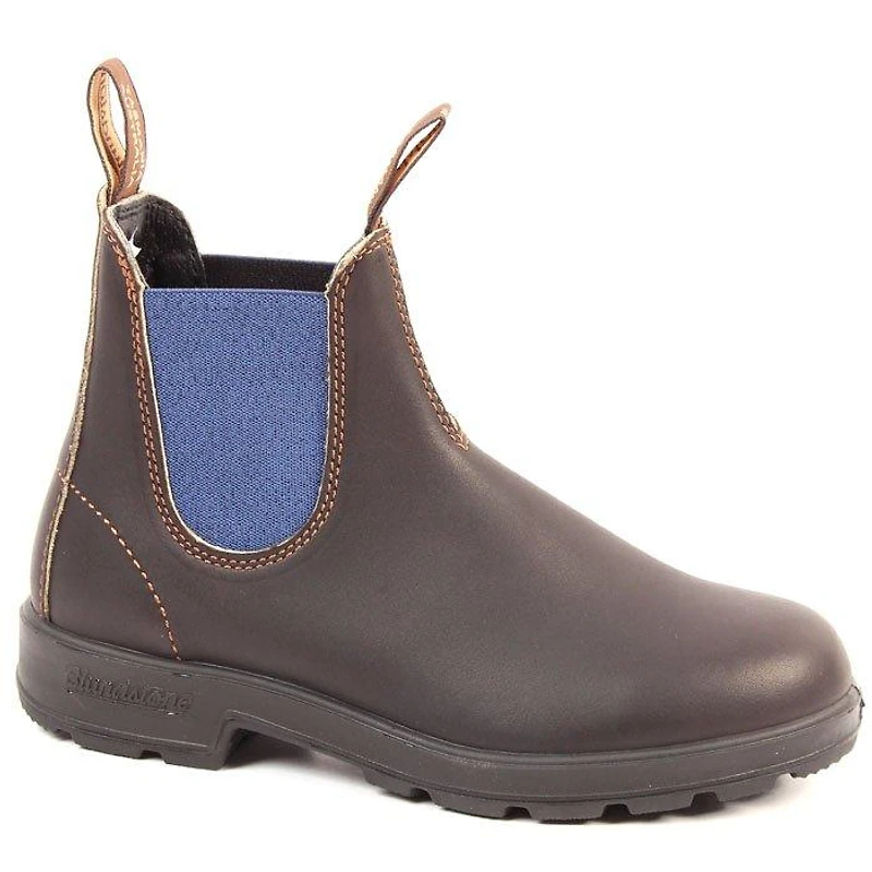 #578 Original 500 Boot in Stout Brown with Blue Elastic