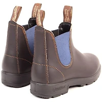 #578 Original 500 Boot in Stout Brown with Blue Elastic