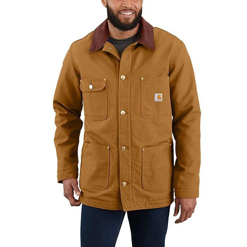 Men's Duck Blanket-Lined Chore Coat