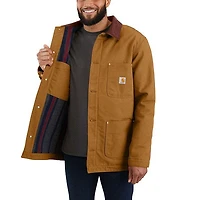 Men's Duck Blanket-Lined Chore Coat