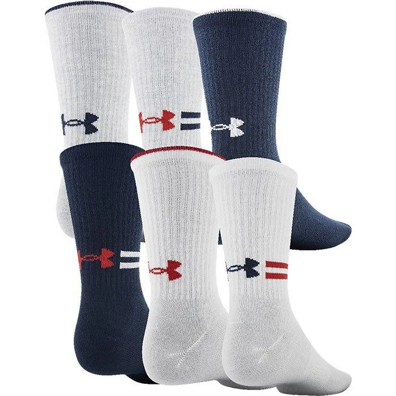 Unisex Essential Crew Sock (6 Pack)