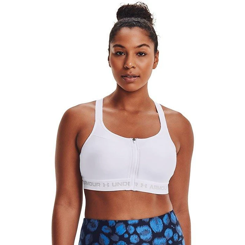 Women's Armour® High Crossback Zip Sports Bra