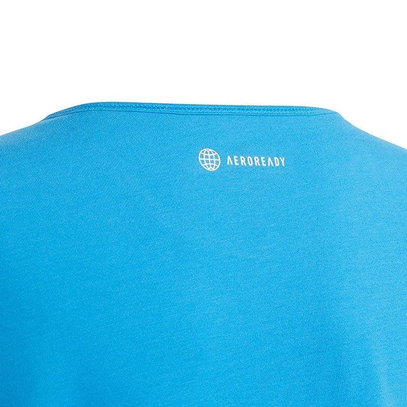 Junior Girls' [8-16] AEROREADY Power Training Cropped Logo T-Shirt