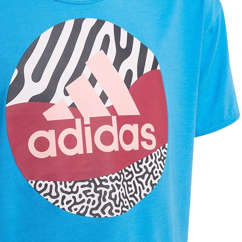 Junior Girls' [8-16] AEROREADY Power Training Cropped Logo T-Shirt